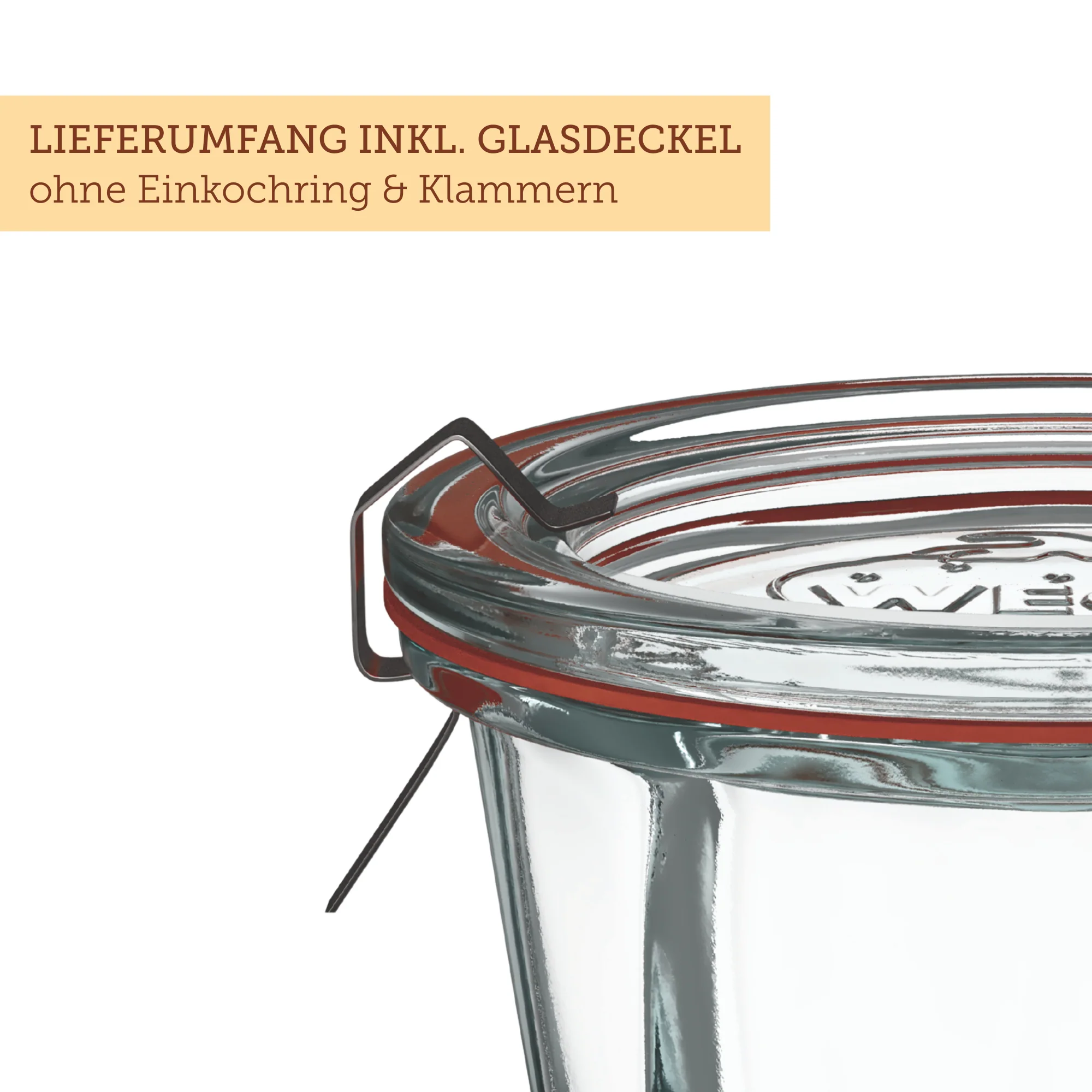 Gugelhupfglas 110 ml mit Glasdeckel (12 St.) - Image 3