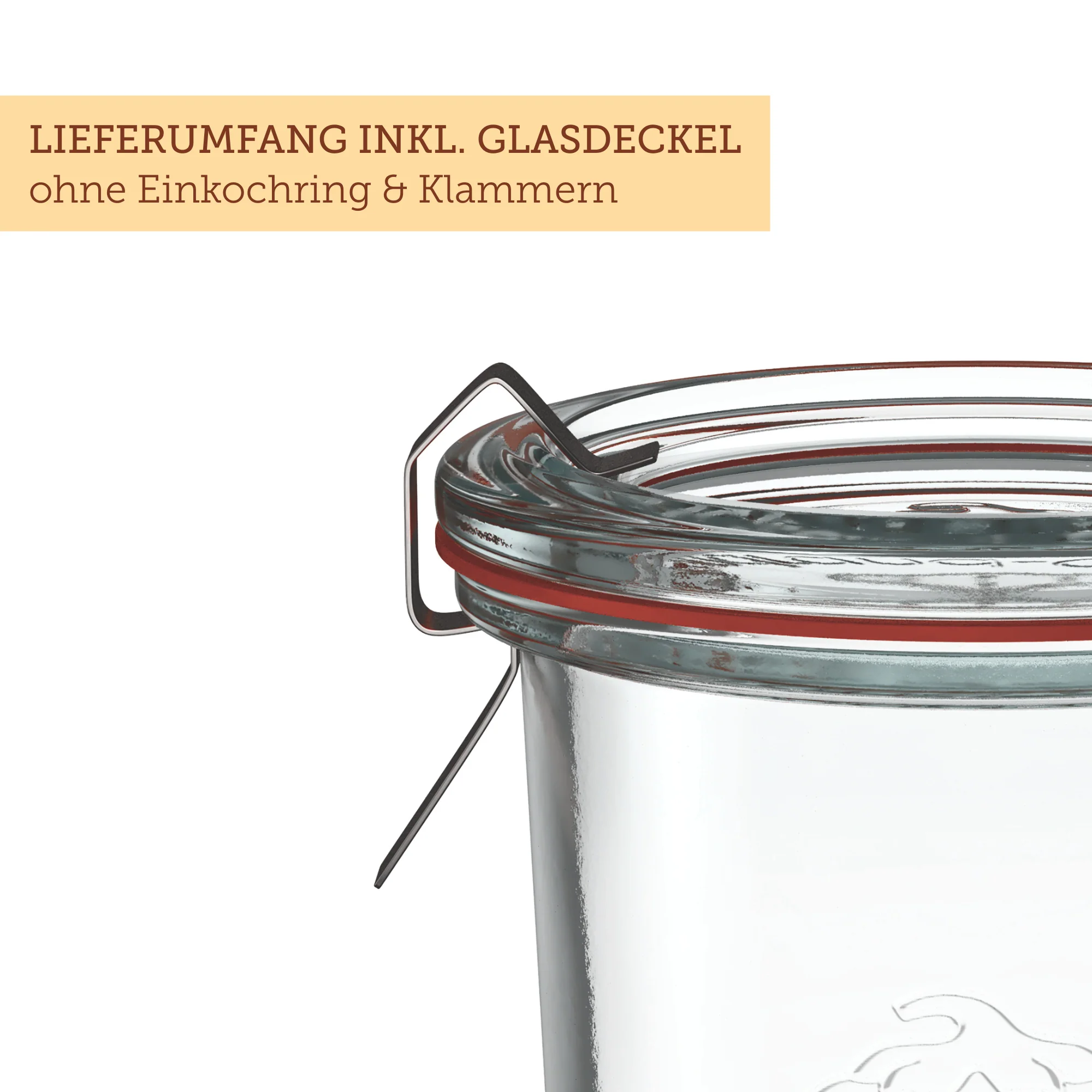 Sturzglas 140 ml mit Glasdeckel (12 St.) - Image 3