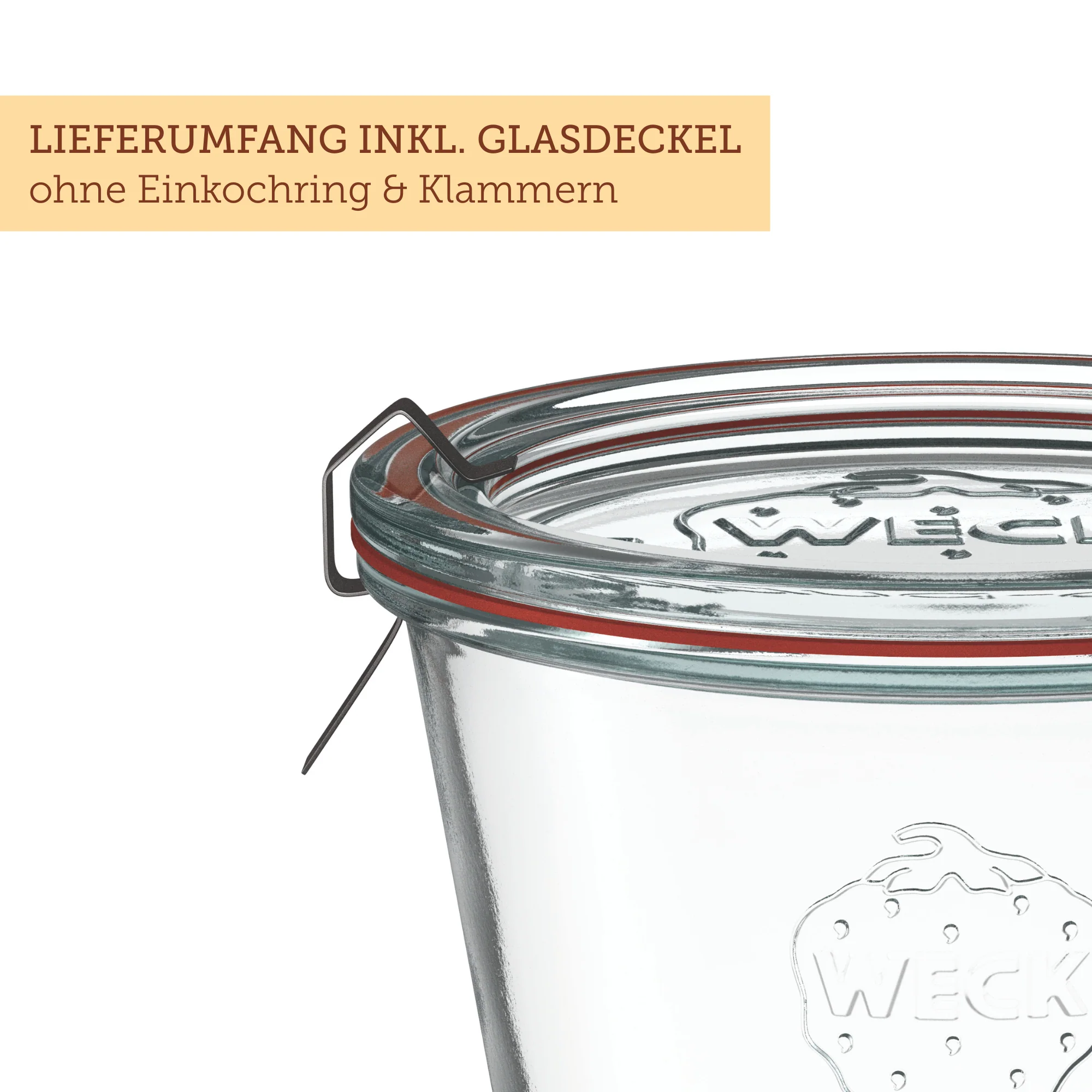 Sturzglas 280 ml mit Glasdeckel (6 St.) - Image 3