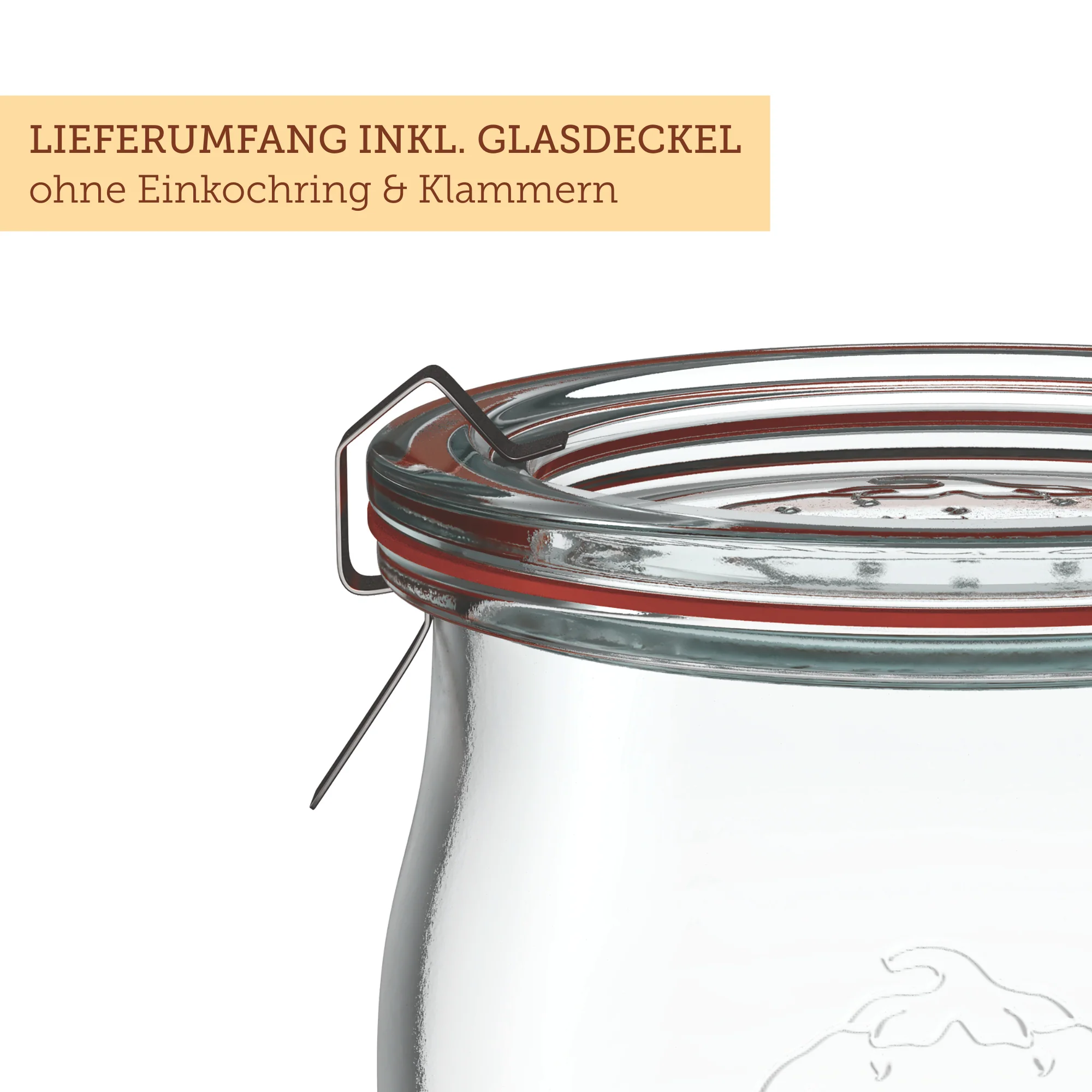 Tulpenglas 320 ml mit Glasdeckel (6 St.) - Image 3
